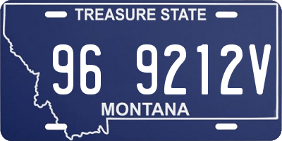 MT license plate 969212V
