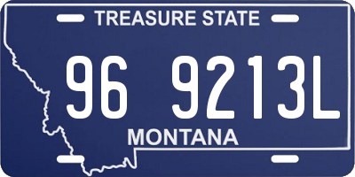 MT license plate 969213L