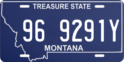 MT license plate 969291Y