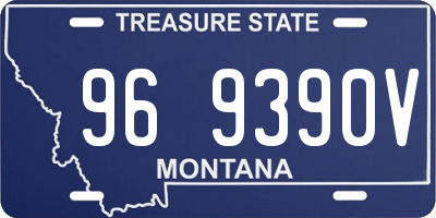 MT license plate 969390V