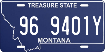 MT license plate 969401Y