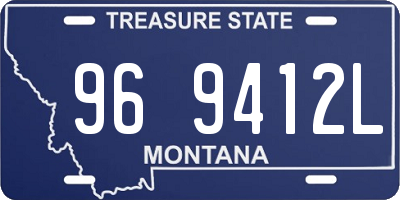 MT license plate 969412L