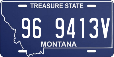 MT license plate 969413V