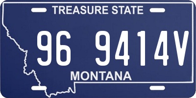 MT license plate 969414V