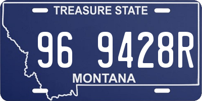 MT license plate 969428R