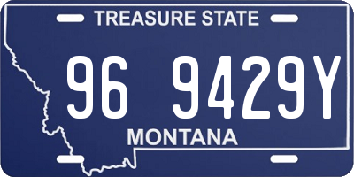 MT license plate 969429Y