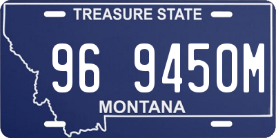 MT license plate 969450M
