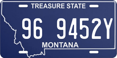 MT license plate 969452Y