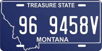 MT license plate 969458V