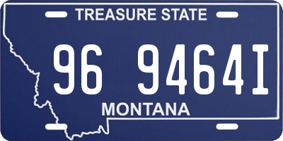 MT license plate 969464I