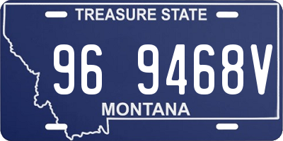 MT license plate 969468V