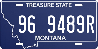 MT license plate 969489R