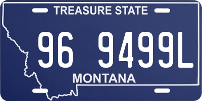 MT license plate 969499L