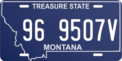 MT license plate 969507V