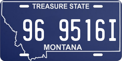 MT license plate 969516I