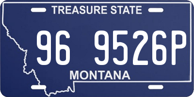 MT license plate 969526P