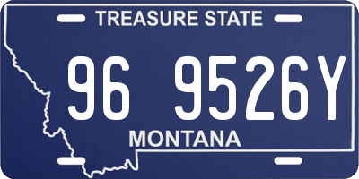 MT license plate 969526Y