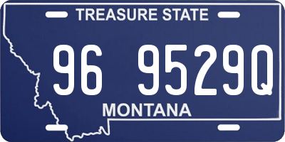 MT license plate 969529Q