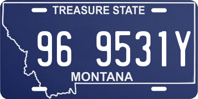 MT license plate 969531Y