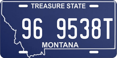 MT license plate 969538T
