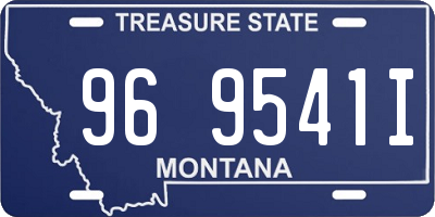 MT license plate 969541I