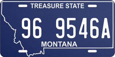 MT license plate 969546A