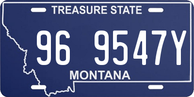 MT license plate 969547Y