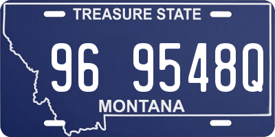 MT license plate 969548Q