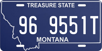 MT license plate 969551T