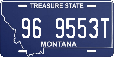 MT license plate 969553T