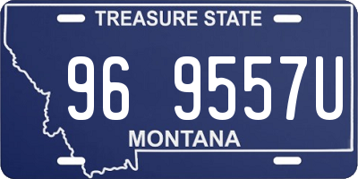 MT license plate 969557U