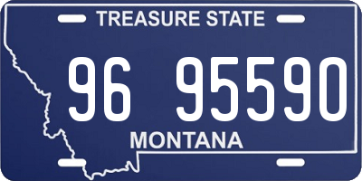 MT license plate 969559O