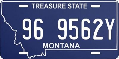 MT license plate 969562Y