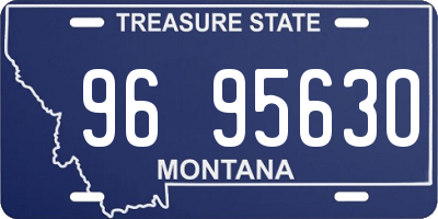 MT license plate 969563O