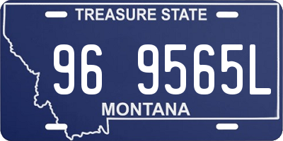 MT license plate 969565L