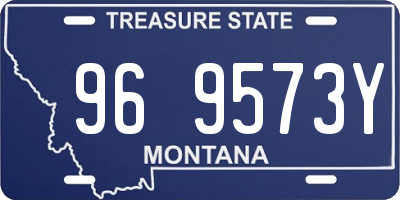 MT license plate 969573Y