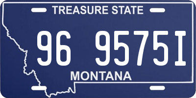 MT license plate 969575I