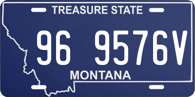 MT license plate 969576V