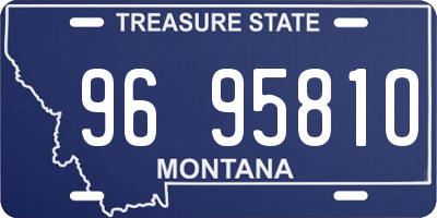 MT license plate 969581O