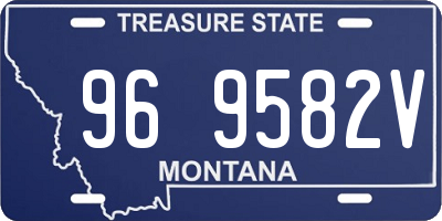 MT license plate 969582V