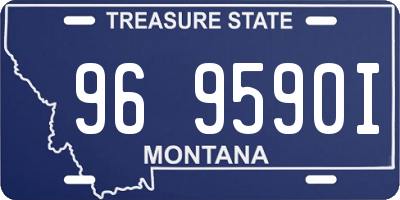 MT license plate 969590I
