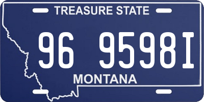 MT license plate 969598I
