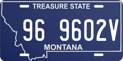 MT license plate 969602V