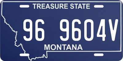 MT license plate 969604V