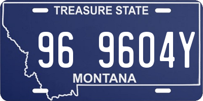 MT license plate 969604Y