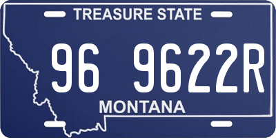 MT license plate 969622R