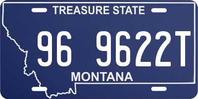 MT license plate 969622T
