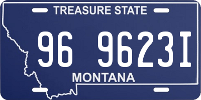 MT license plate 969623I