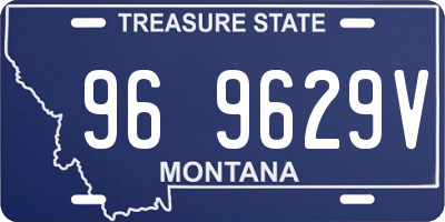 MT license plate 969629V