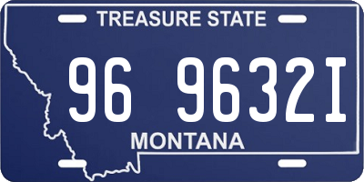 MT license plate 969632I